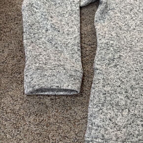 Eddie Bauer Henley Sweater Mens L Fleece Knit 1/4 Button PullOver Preppy Golf - Picture 2 of 9